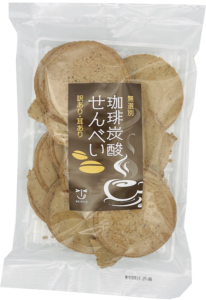 珈琲炭酸せんべい