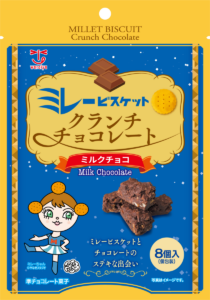 わらいやのミレービスケットクランチチョコミルク味